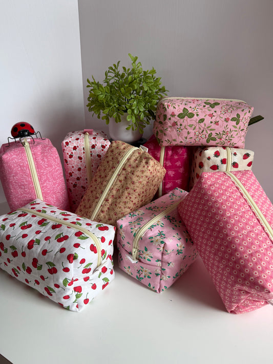 Carry-all Quilted Make-up Bag