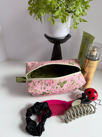 Carry-all Quilted Make-up Bag