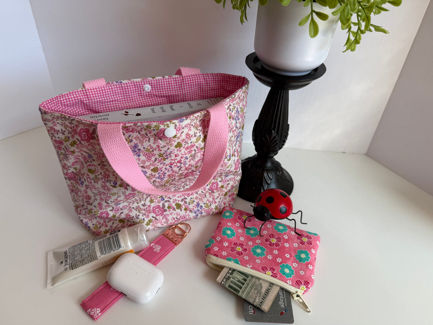 Handcrafted Mini Tote Bag