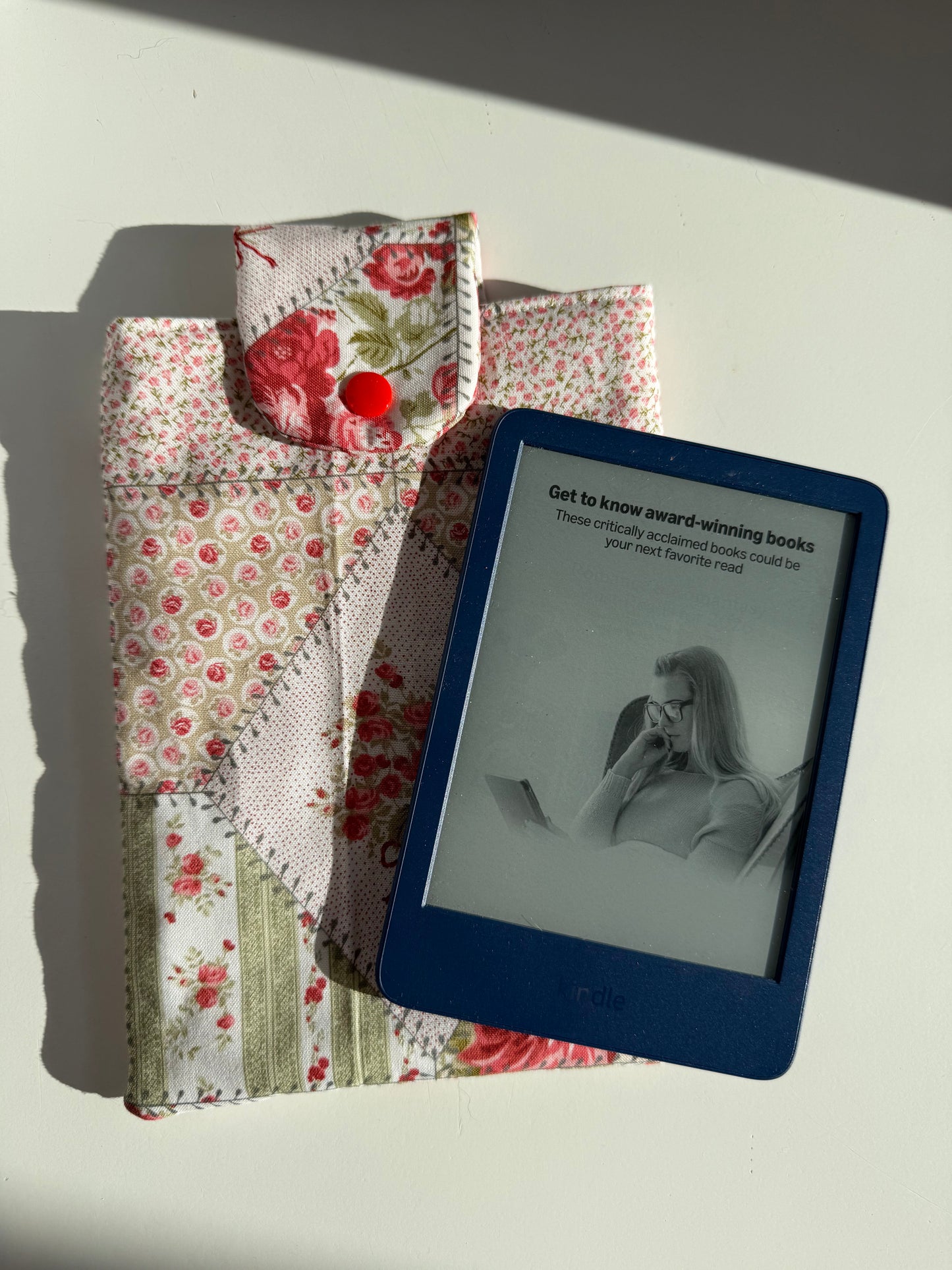 Stylish Quilted Kindle & Book Sleeve