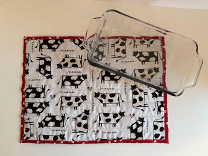 Oversized Quilted Hot Pads