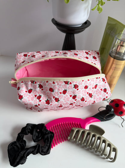 Carry-all Quilted Make-up Bag