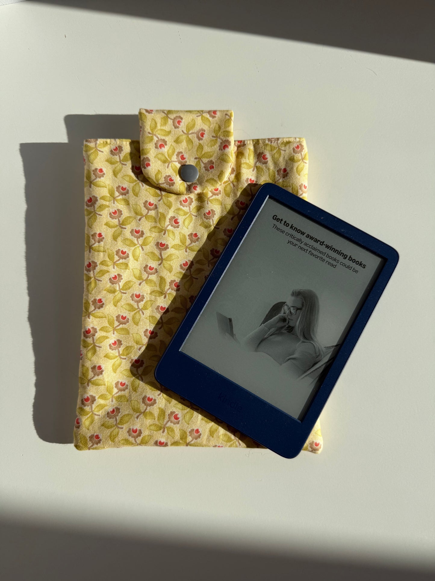 Stylish Quilted Kindle & Book Sleeve