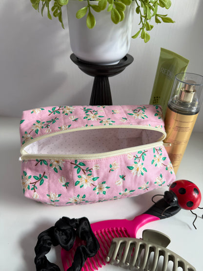 Carry-all Quilted Make-up Bag
